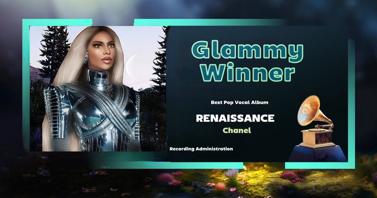 Congratulations Best Pop Vocal Album winner <a href="/chanelventuras/">CHANEL ❁</a> RENAISSANCE 🏆

#57thGlammys
