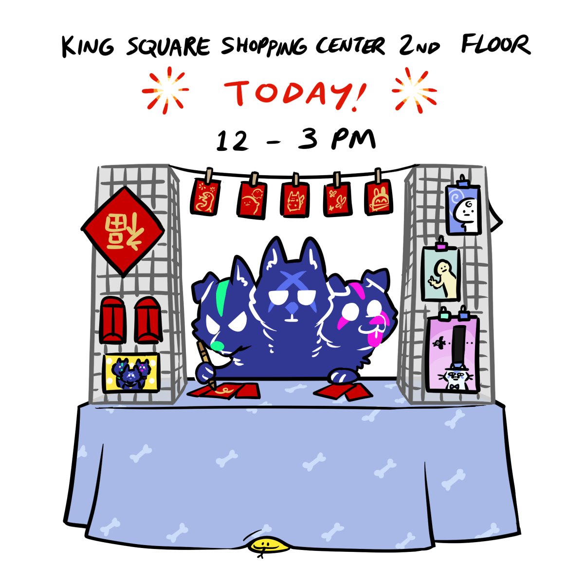 It’s here! We’ll be handing out custom red pockets today so make sure to swing by and grab one for free!