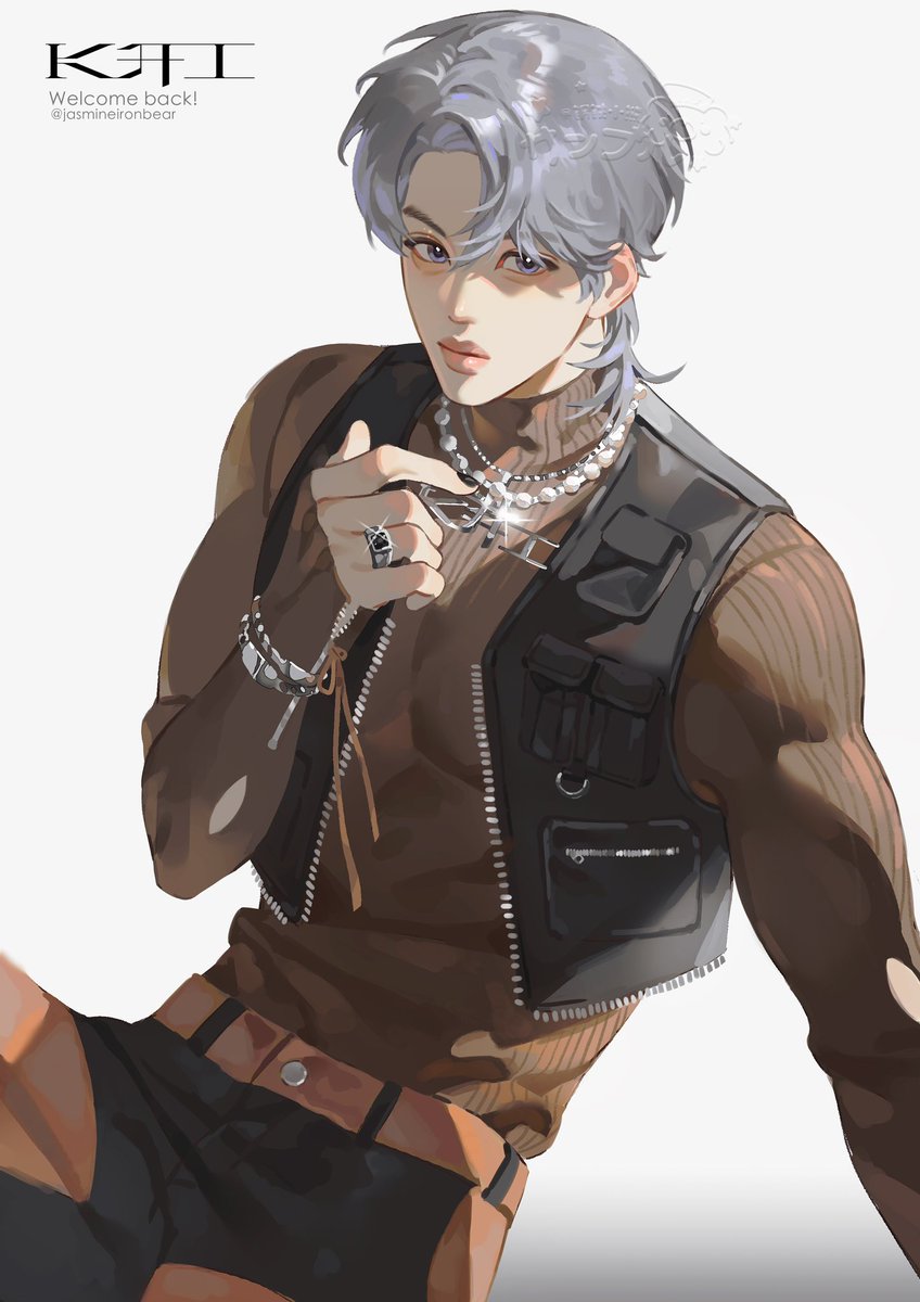 jasmineironbear's tweet image. 明天就要来了！强势回归！🤠🤠
#카이 #KAI