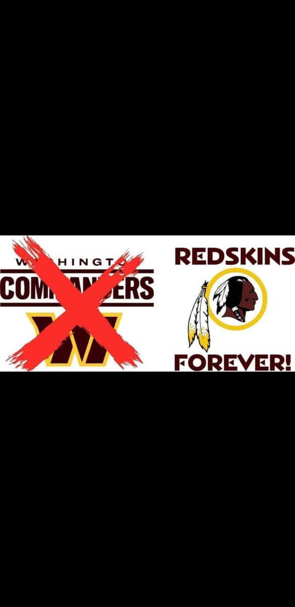 They'll always be the Redskins to me