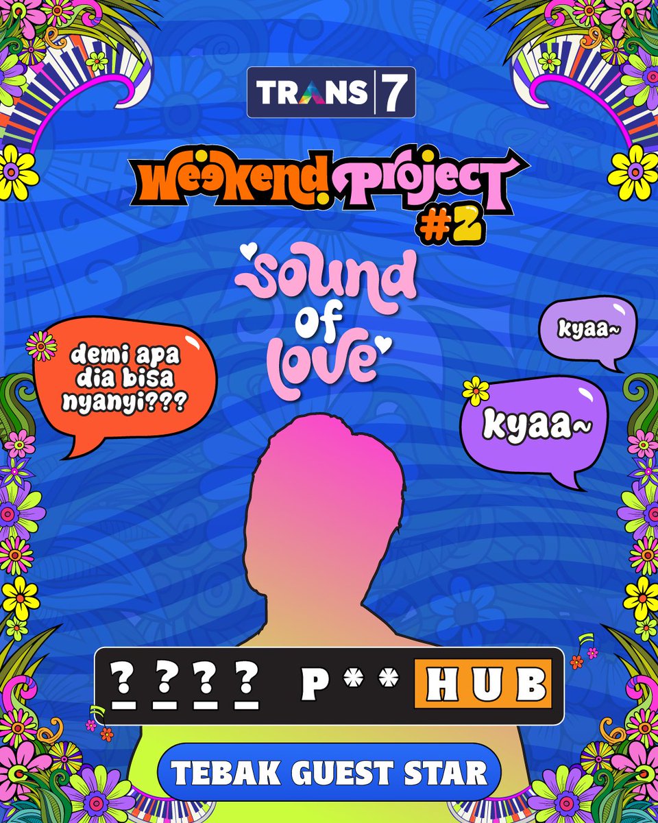 TRANS7's tweet image. Si podcaster social butterfly nan kocak ini siap kerja sambilan jadi penyanyi di #WeekendProject2 🤩🎶 Gak sabaarr banget bakal ada kejutan-kejutan manjah apa lagi di Weekend Project #2 kan??

Follow @weekendproject.trans7 on instagram  for more exciting updates!

🗓️ Minggu, 23…
