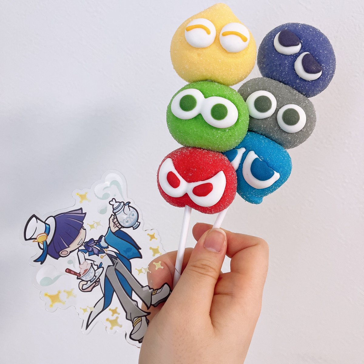 ぷよぷよ串マシュマロ買った！かわいい
#ぷよぷよ