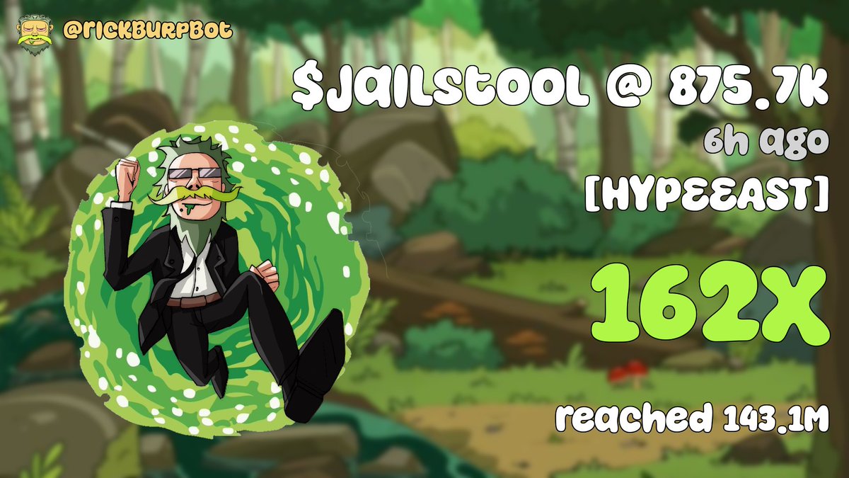 <a href="/stoolpresidente/">Dave Portnoy</a> pumped $jailstool today!! 

HYPΞΞAST caught it early under 1M at 875k marketcap! 💰 162x 

CA: AxriehR6Xw3adzHopnvMn7GcpRFcD41ddpiTWMg6pump