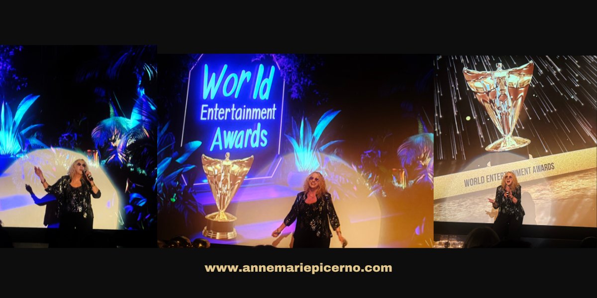 Had a great time performing at the World 🌍 Entertainment Awards 
Great to see all the talents!