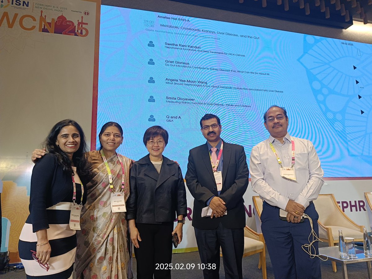 Smita Divyaveer, MD, DM #NephroNuggets (@divyaveerssneph) on Twitter photo Honoured to share a stage at #ISNWCN <a href="/ISNWCN/">World Congress of Nephrology</a> #WCN2025 with inspiring minds !!!
#liver #kidney crossroads
#NephX #Nephtwitter Honoured to share a stage at #ISNWCN <a href="/ISNWCN/">World Congress of Nephrology</a> #WCN2025 with inspiring minds !!!
#liver #kidney crossroads
#NephX #Nephtwitter