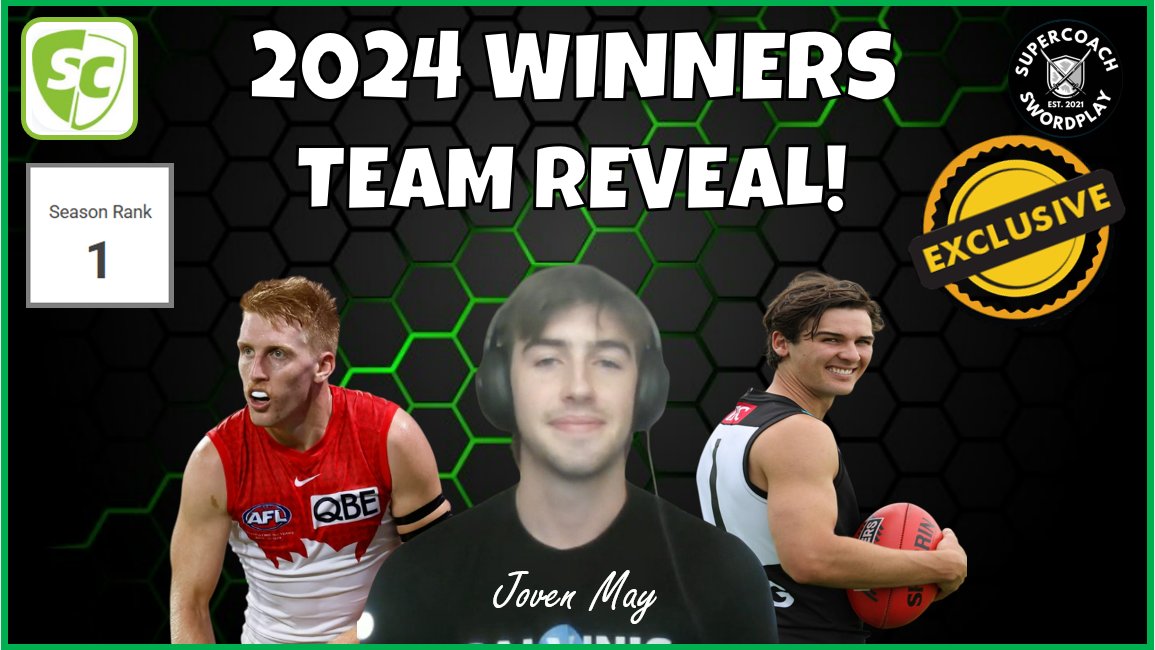 🧨⚔THE MUST WATCH VIDEO OF THE AFL PRESEASON HAS ARRIVED!!!! 2024 #Supercoach Winner <a href="/jovenmay32/">Joven May</a> gives us exclusive access to his OFFICIAL TEAM REVEAL FOR 2025!! He talks strategy, structure, trades, players &amp; much more! Check it out below! 👇
youtu.be/yP7dVXXAx5Q