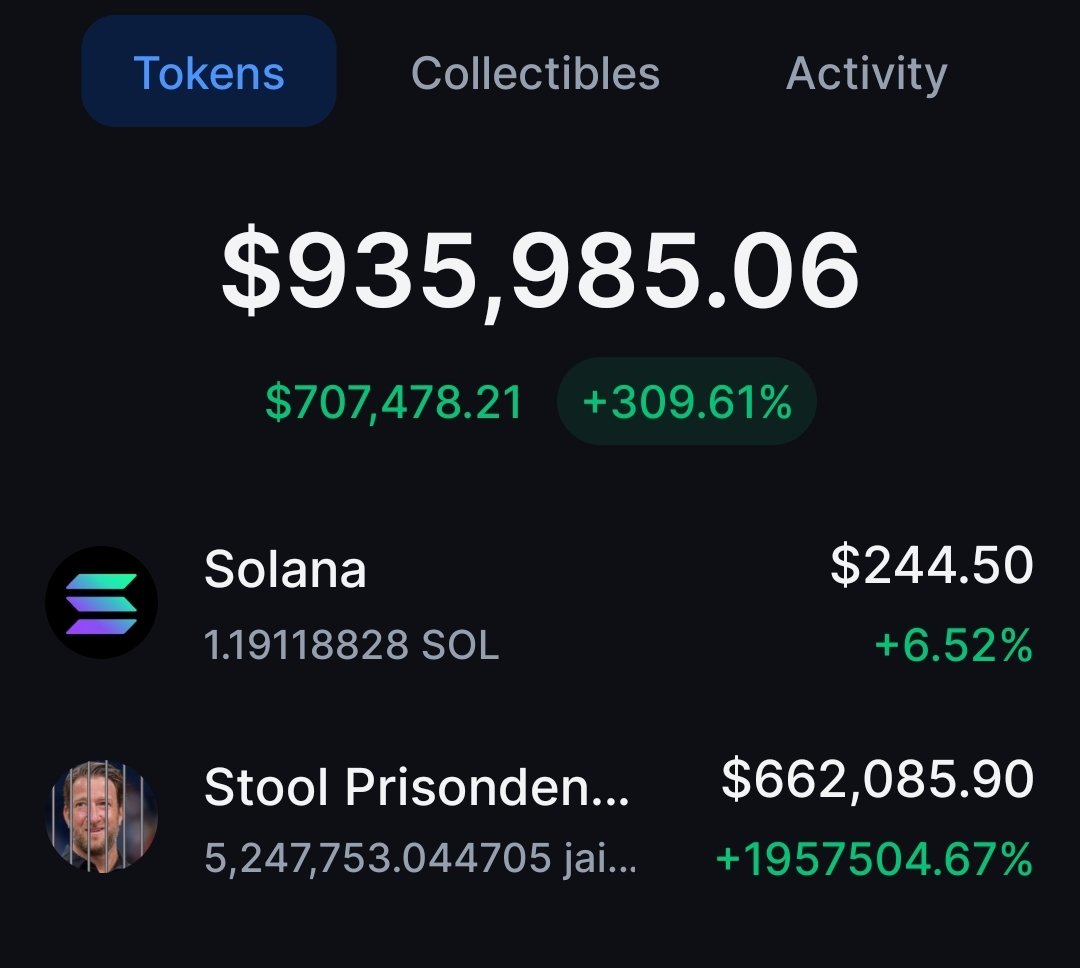 FINALLY MADE HALF MILLION DOLLARS FROM #JAILSTOOL

As promised,
I want to change someone's life and send 100,000 #JAILSTOOL (~$10,000) to one person by tomorrow. 

Just like, retweet and comment '#jailstool' 
Random winner in 15 hrs