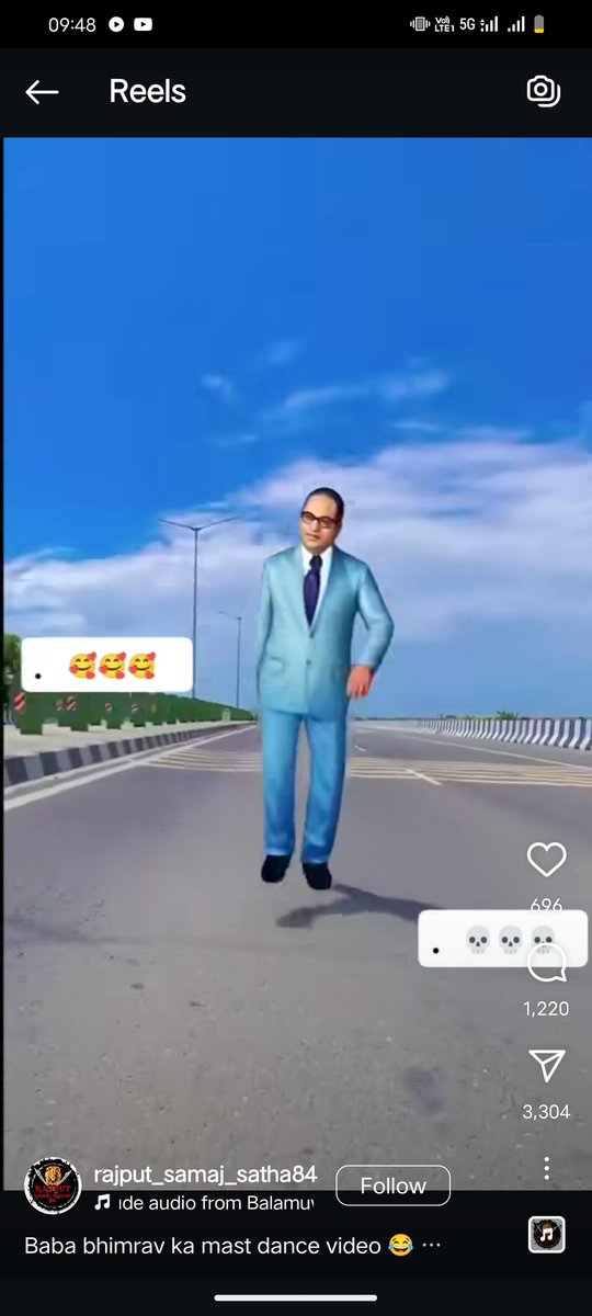 sunilja26300004's tweet photo. @instagram आपके यहां कुछ लोग हैं,जो डॉ बाबा साहब का सम्मान नहीं कर रहे है गलत वीडियो अपलोड कर के.आप जल्द से जल्द ये वीडियो डिलीट करवाए और ऐसी बंद करके उनके ऊपर करवाई करे.वरना भविष्य में इससे दंगे फैल सकते है।@CPMumbaiPolice @TV9Marathi @bbcnewsmarathi @cyberabadpolice @CYBTRAFFIC https://t.co/QsYSRk3E7f