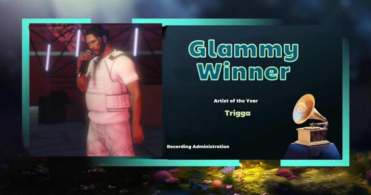 Congratulations to Artist of the Year winner <a href="/Triggagta/">Trigga 🎼❁</a> 🏆

#57thGlammys
