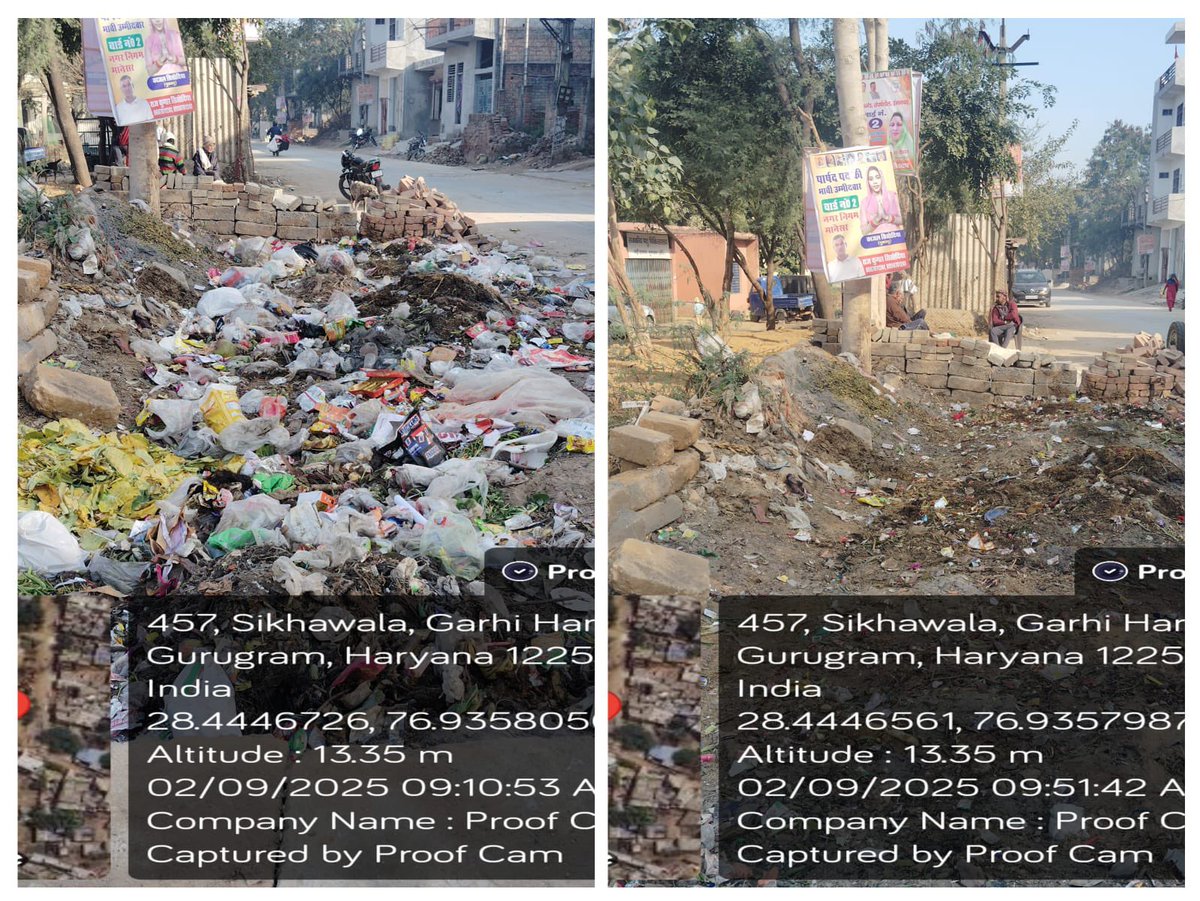 MCManesar's tweet image. “Sunday vibes? Not for us! We're out here clearing, cleaning, and making our city shine!”

Respect our streets. Do not throw garbage on our streets-@RenuSogan 

#SS2024 #CleanManesar #Manesar_Mane_Saaf 
#NoSundayFunday #CleaningUp #CityPride