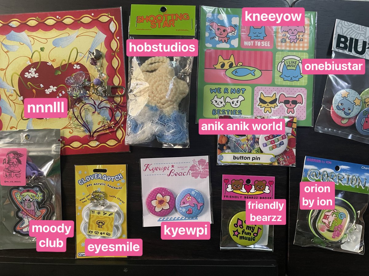moody club haul from yday! 🌐