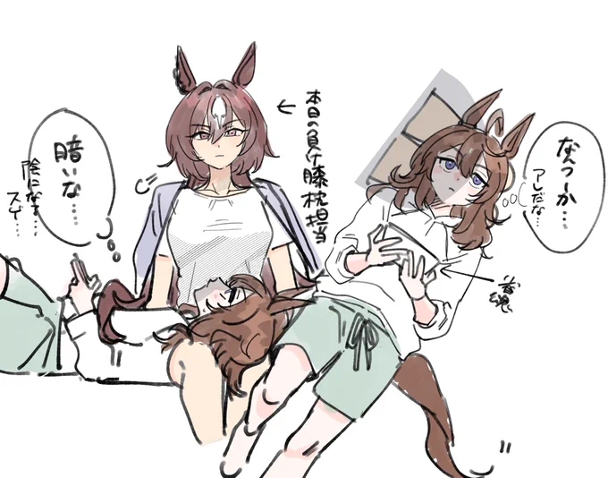 膝枕のち山あり⛰️(シリナカ) 