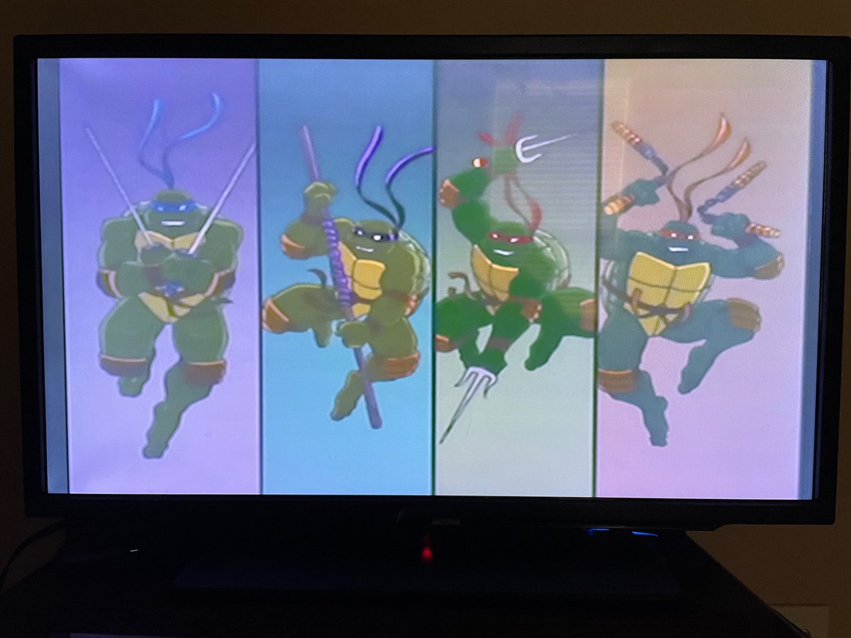 HipHopandGames's tweet photo. On this day in 2003, the 2003 Teenage Mutant Ninja Turtles premiered on the FoxBox. This is the best series of the TMNT franchise. I enjoyed the hell out of it. What’s your favorite moment or episode? #TMNT2003 #FoxBox 🔵🟣🔴🟠🐢🐢🐢🐢 https://t.co/5n2ygNULzy