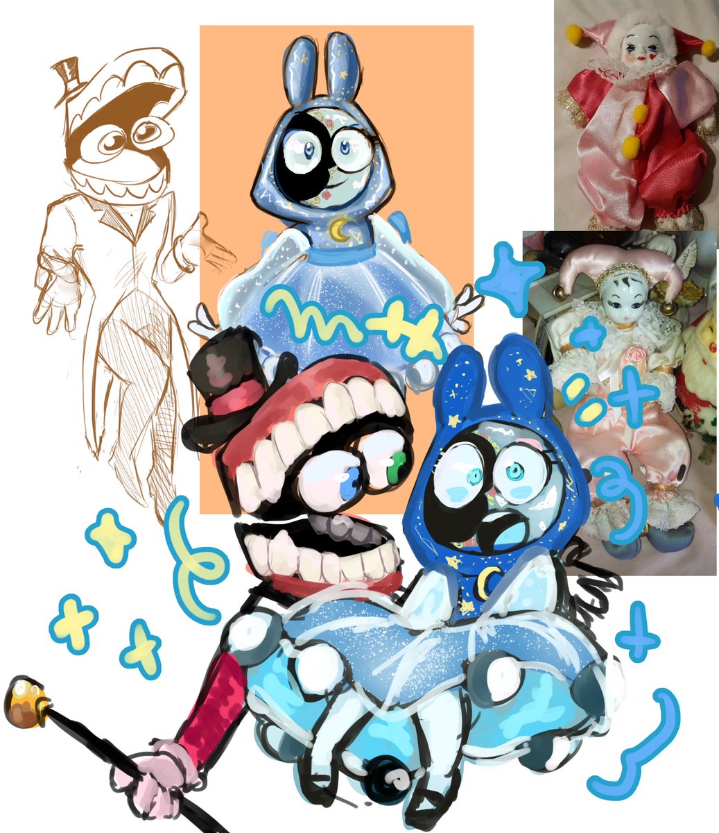 phoebepadme's tweet photo. I want to introduce my Digital Circus OC 🩷🌙 she likes Caine but is one sided. I hope you like it ⭐️🌙

#digitalcircus #oc https://t.co/fR6BHUoLoF