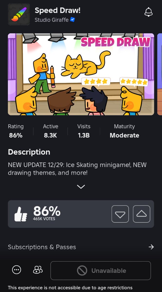 DiamondSky104's tweet image. So Roblox, can you care to explain why I can't get into this game? It was fine a year ago? Just bc I miss typed my year does not mean I'm 2 years old. Get good and help me fix this PLEASE #robloxhelp #RobloxDev @Roblox
