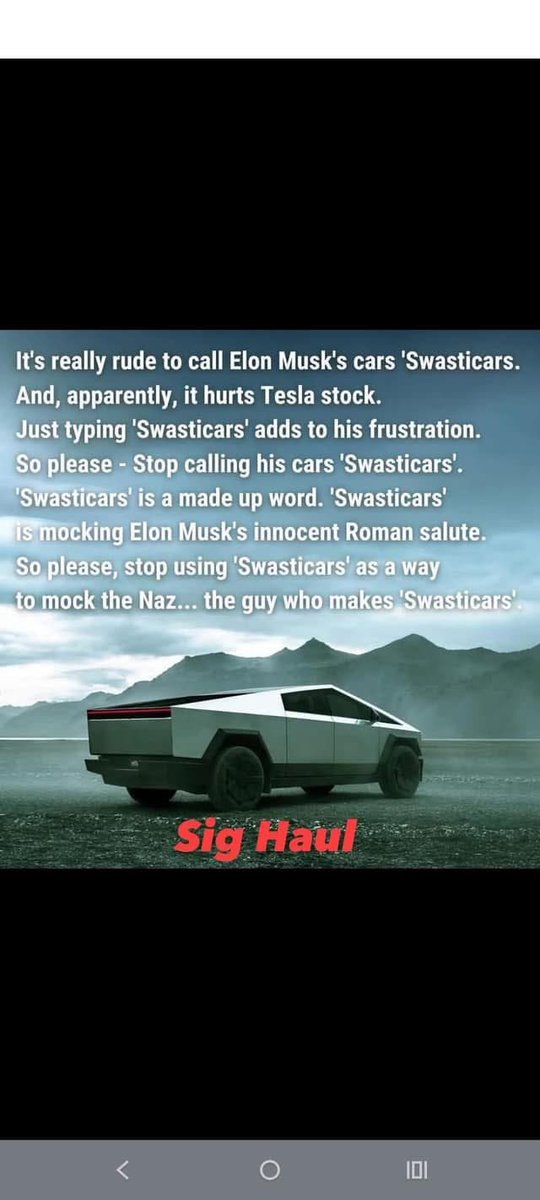 #swasticars <a href="/elonmusk/">Elon Musk</a> 🤣🤣🤣