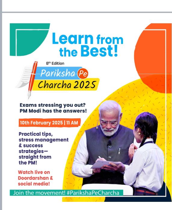 Our Hon’ble PM <a href="/narendramodi/">Narendra Modi</a> ji is hosting Pariksha Pe Charcha 2025 on 10th Feb at 11 AM, guiding students on exam prep, stress management &amp; success. A wonderful initiative to inspire &amp; empower young minds! #PPC2025 <a href="/PMOIndia/">PMO India</a>