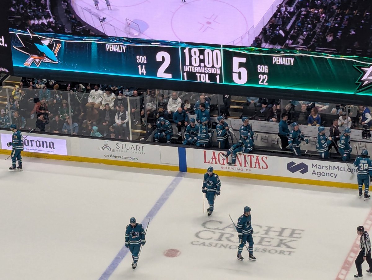 Dallas adds two unanswered in the second, and the Sharks trail 5-2 at the second intermission. <a href="/nbcbayarea/">NBC Bay Area</a>