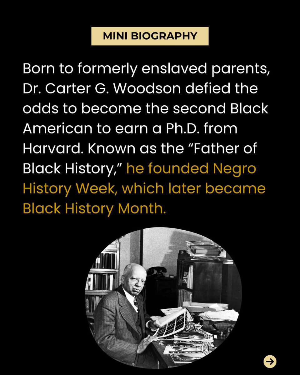 sfBUILD's tweet photo. #BlackHistoryMonth exists because Dr. Carter G. Woodson made sure Black stories were told. He fought to document, teach, &amp; celebrate Black achievements that history tried to erase. His work still shapes classrooms today. Learn more: ➡️  https://t.co/qrluLvSV0m
#sfbuild https://t.co/NnNEJeeSPZ