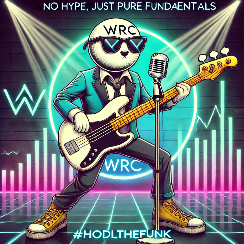 If $WRC  was a band, it’d be Vulfpeck: no hype, just pure fundamentals. real ones understand its groove 🕺 #HODLtheFunk