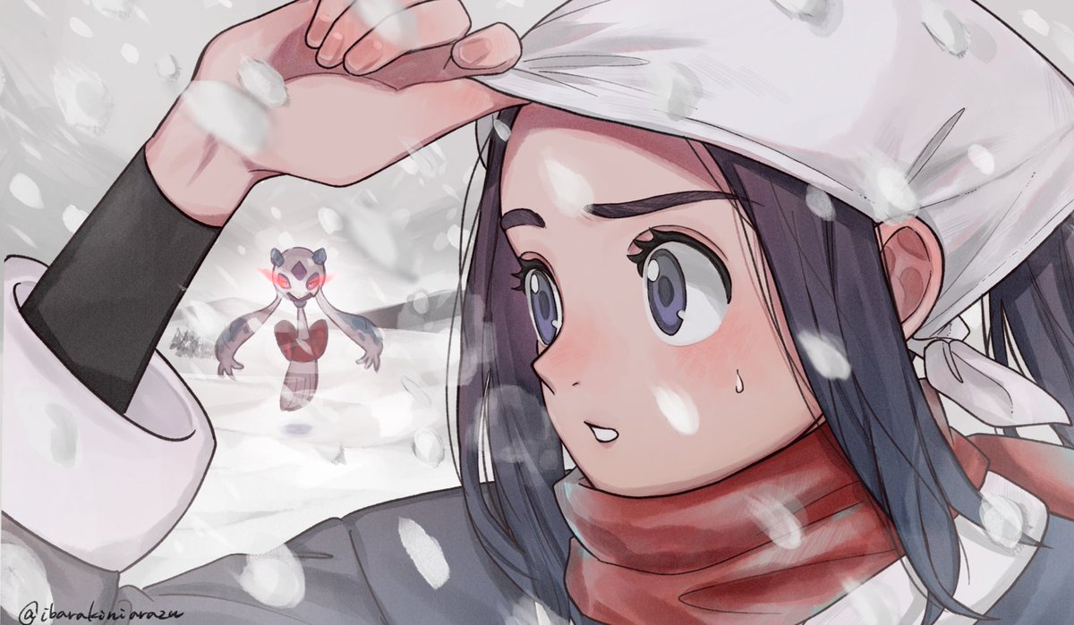 ショウ(ポケモン) 「ヒスイの冬 #pokemonLegends 」|みとしのイラスト