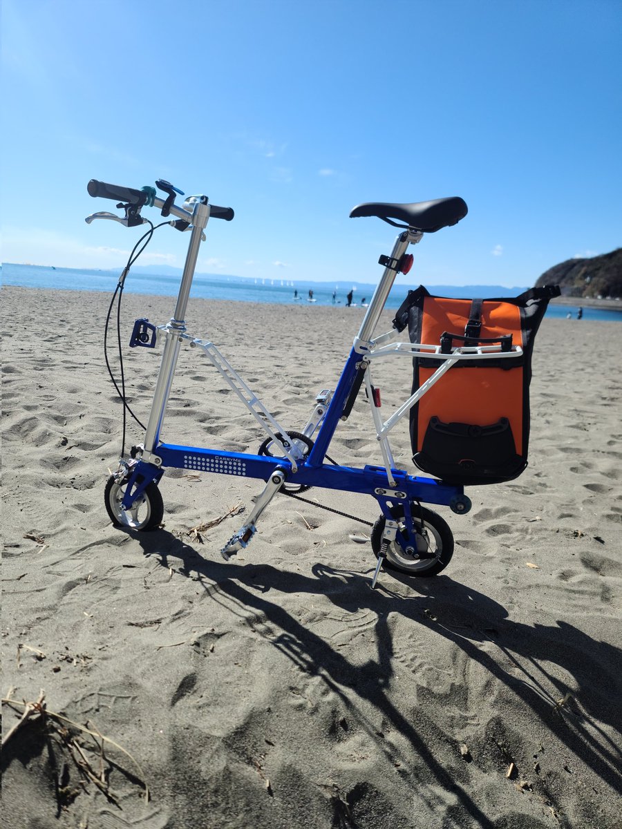 DannySullyvan85's tweet photo. 逗子海岸でひと休み。
#CARRYME 
#おりたたぶ https://t.co/udMqOfSwwB