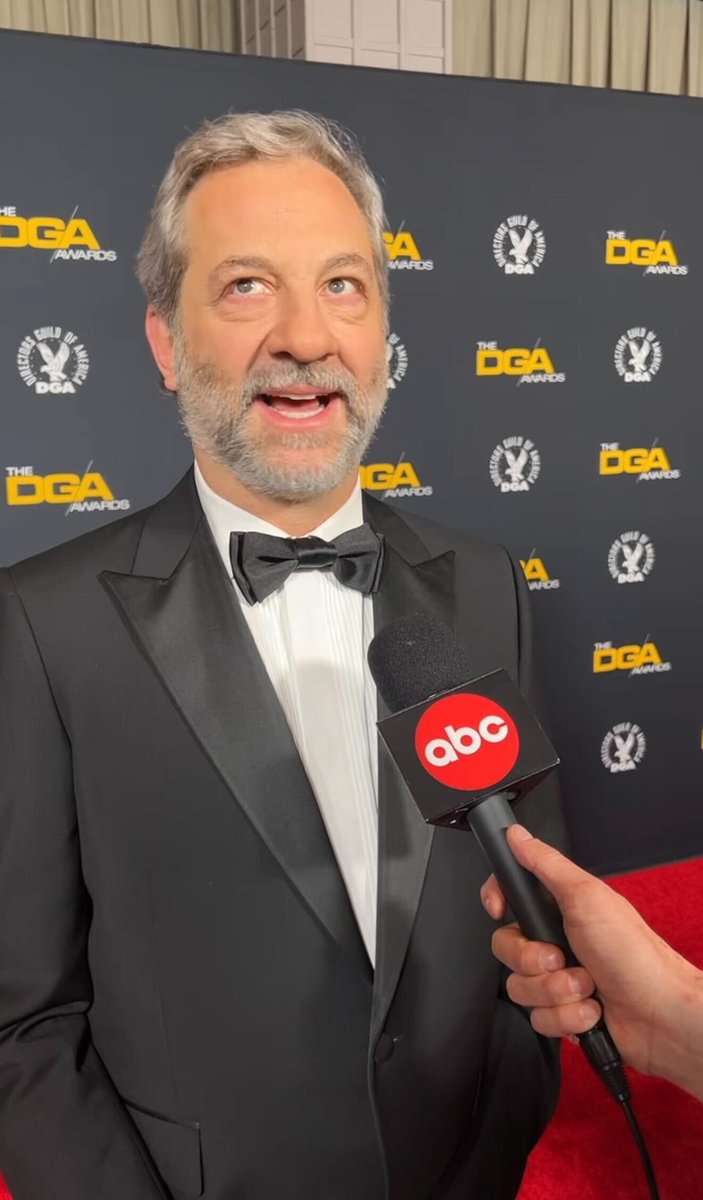OnTheRedCarpet's tweet photo. .@ayoedebiri, #MichelleYeoh, and @juddapatow were all smiles at the Director's Guild Awards celebrating the nominated films and shows and honoring #AngLee with a Lifetime Achievement Award! @directorsguild #dgas https://t.co/mHBbEi6ZC9