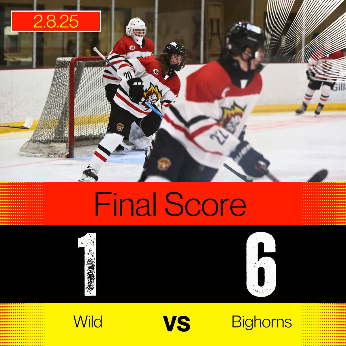 We played hard and ended in a 6-1 loss against the Helena Bighorns. 

🚨
R. Schmidt 

SOG: 
Gillette - 23
Helena - 48

To make up for Friday’s game,  will play them again tomorrow night at 7:05!