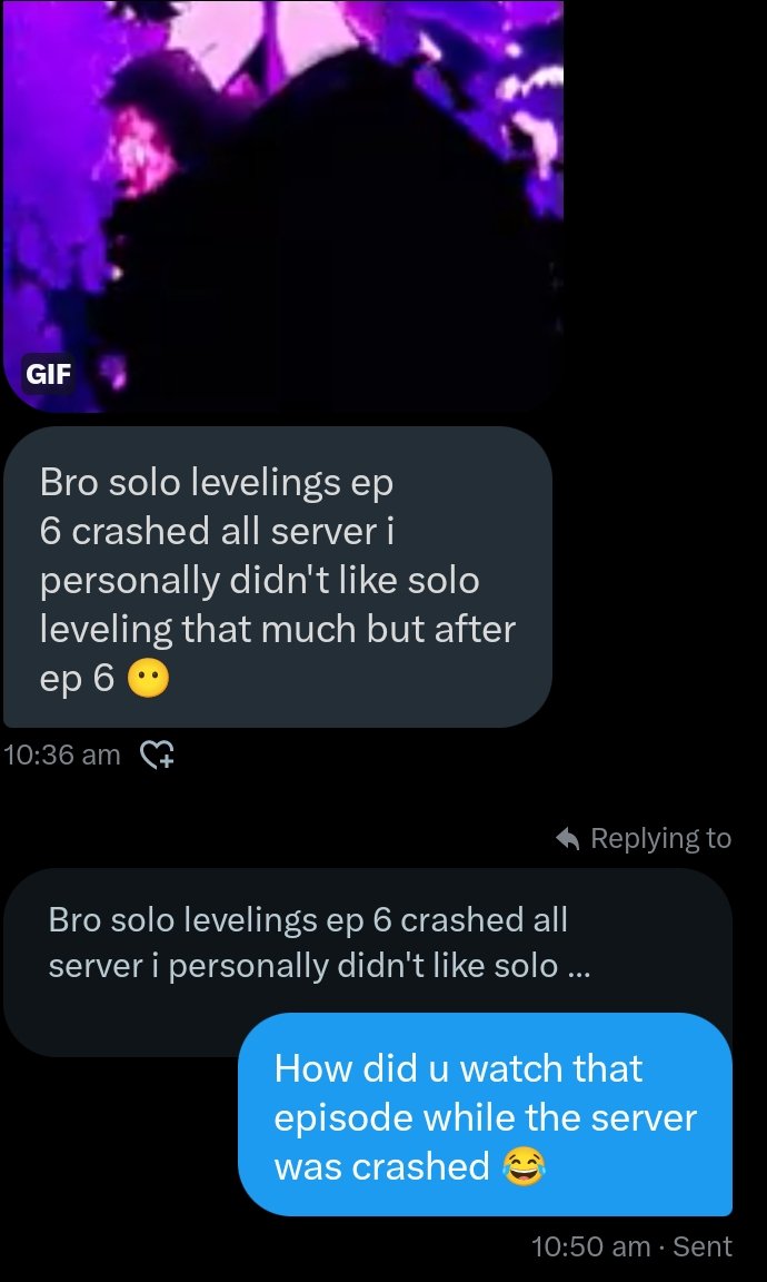 mikey06909's tweet image. #SoloLeveling
#servercrash