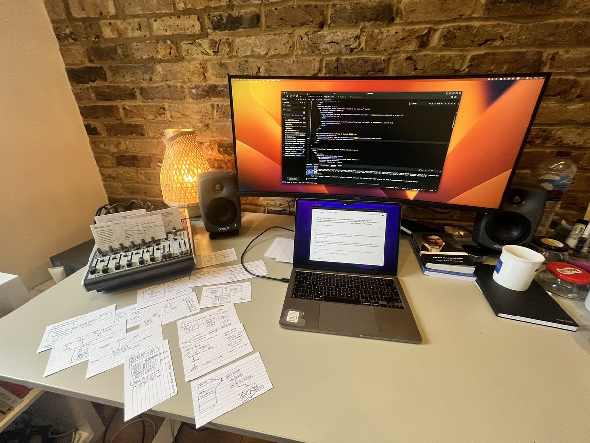 nftikhonov's tweet photo. Code, coffee, and chaos; just another evening in the lab. https://t.co/matToTXPkF