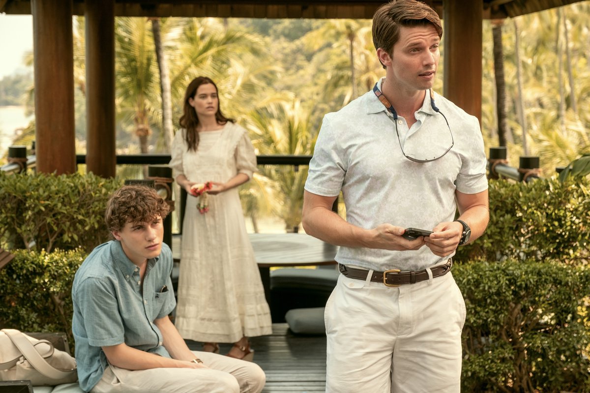 Close enough, welcome back Targaryen siblings #TheWhiteLotus <a href="/PSchwarzenegger/">Patrick Schwarzenegger</a> <a href="/HBO/">HBO</a>
