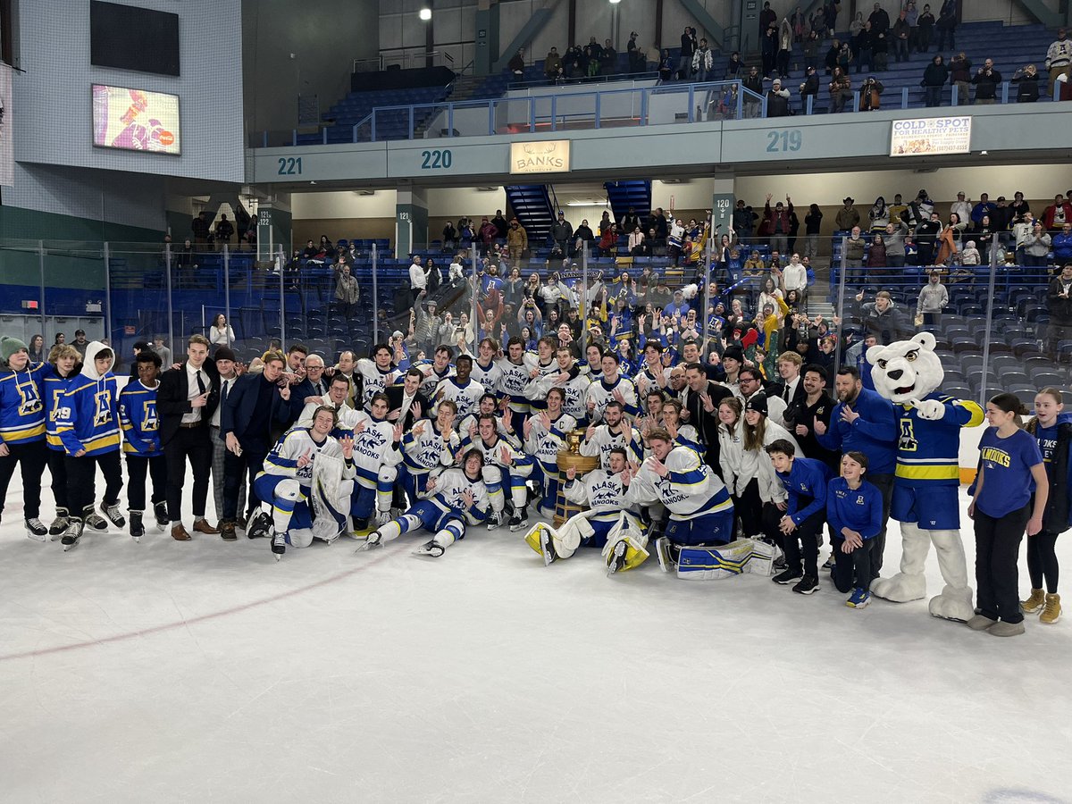 We tied…BUT WE WON THE SHOOTOUT AND WON THE ALASKA AIRLINES GOVERNOR’S CUP FOR THE 14TH STRAIGHT TIME.