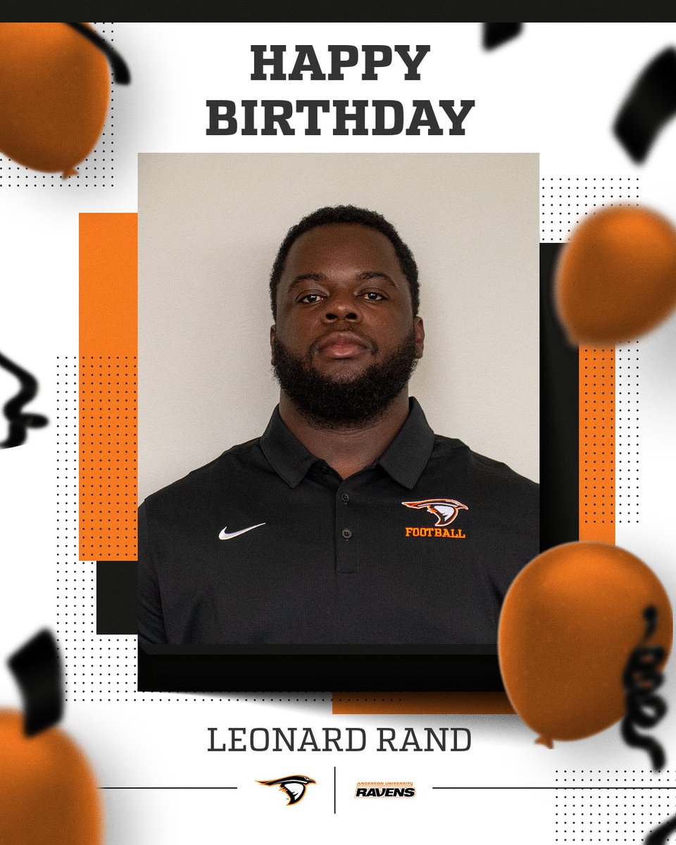 Join us in wishing a Happy Birthday to Sophomore Defensive Line, Leonard Rand🎉🥳🎂