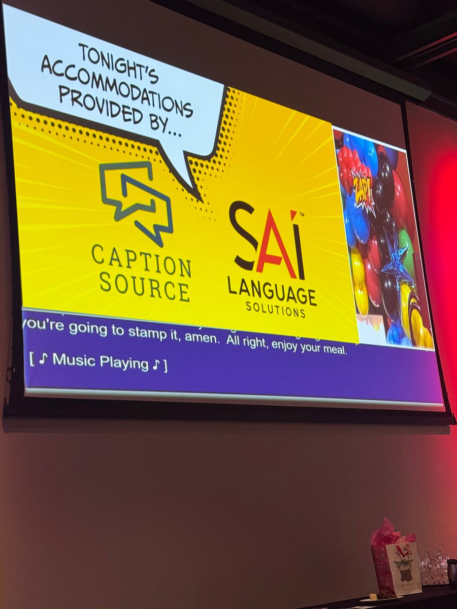 language_sai's tweet image. 🎉 An amazing night at Aid the Silent’s 10th Anniversary Gala! Huge thanks to our incredible ASL interpreters for ensuring seamless communication access! 🤟
#AidTheSilent #10YearsStrong #LanguageWithoutLimits #AccessibilityMatters