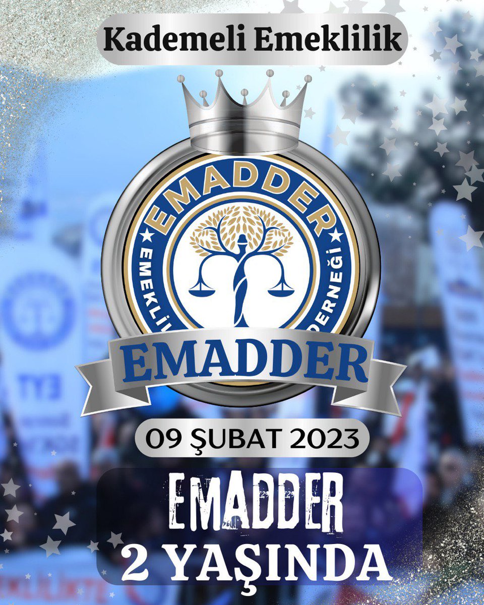 KADEMESİZ GEÇEN KOSKOCA İKİ YIL‼️

Kuruluşumuzun 2. yılında birleşme büyüme sürecimizin bir başarı hikayesine dönüşmesinin heyecanını yaşıyoruz.🎊

Hedeflerimize ulaşmak için hakkımızı almak için değerli <a href="/EmadDernegi/">EMEKLİLİKTE ADALET DERNEĞİ ⚖️</a> Ailesi ile birlikte gösterdiğimiz emeklerin başarılarımızla