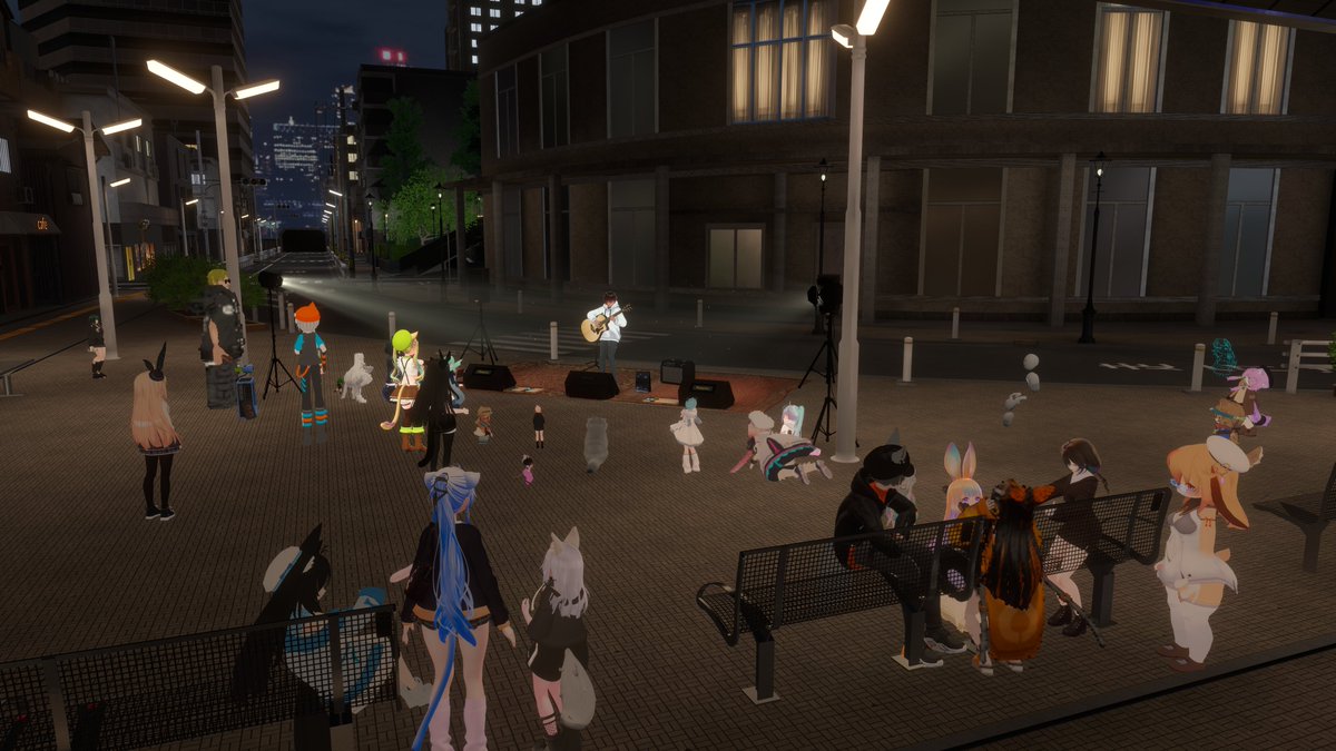 MR_YOTCH's tweet photo. 今朝未明 「FirstNoteStation~始発駅~」ってワールドにいろんな人いました。タグがよくわからんカオスw #SpotLightTalks #VRSLT #SLTphoto #VRFNS https://t.co/szgwA4R7iQ