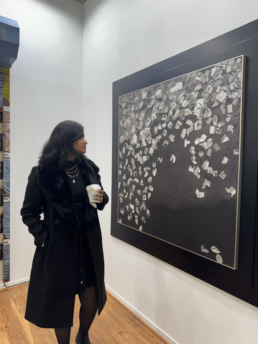 Surrounded by masterpieces and inspired minds! Today at #IndiaArtFair, Celebrating the beauty of diversity, one artwork at a time #ArtForAll #IAF2025