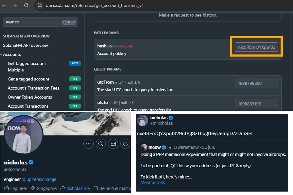 Did Jupiter just launch a test token? Jupiter being the biggest platform on Solana is MAJOR.

The Jupiter official's (Engineer) tweet is quoted revealing his wallet address.

What did he launch?

$WOMP AATo232QyveLNTcUbxbv4LMLxaQe133a1jx3RjiGpump

Txn:
solscan.io/account/nix9RE…