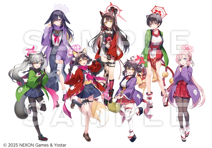#ファミマ  × #ブルーアーカイブ コラボの描き下ろしイラスト担当をさせていただきました!よろしくお願いします#ファミマxブルアカ #東洋水産 