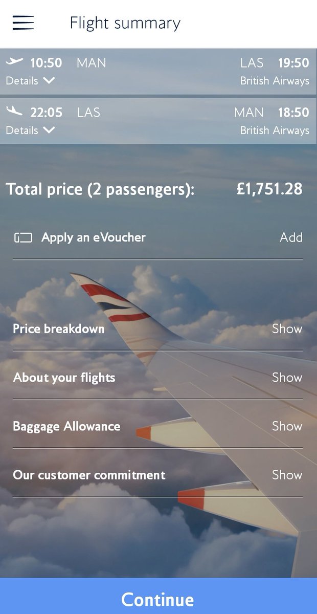 Exact same dates with <a href="/British_Airways/">British Airways</a> 

Bit of a difference in price compared to <a href="/VirginAtlantic/">virginatlantic</a> 

Only difference is I need to connect at Heathrow with BA, Virgin was direct.