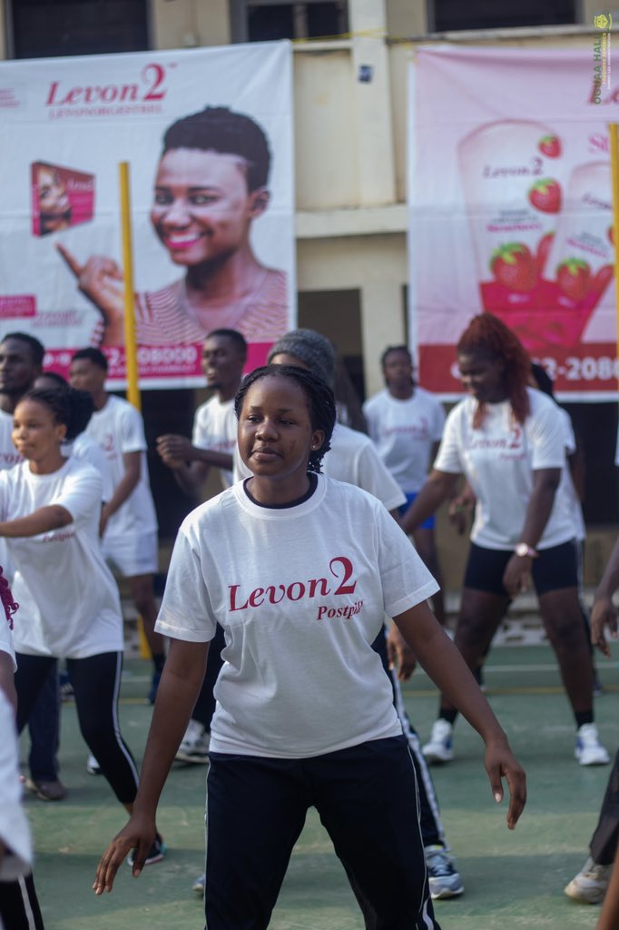 oguaahall_ucc's tweet image. &quot;Energy, vibes, and a whole lot of fun! 💪🔥 Our freshers showed up and showed out at the aerobics session as part of their Akwaaba Week celebrations!🏋️‍♂️🎉 

A big thank you to **Levon 2** for the sponsorship! 

#AkwaabaWeek2025 #FreshersVibes #StayFitStayLit&quot;