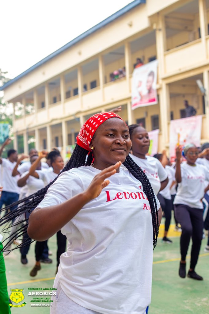 oguaahall_ucc's tweet image. &quot;Energy, vibes, and a whole lot of fun! 💪🔥 Our freshers showed up and showed out at the aerobics session as part of their Akwaaba Week celebrations!🏋️‍♂️🎉 

A big thank you to **Levon 2** for the sponsorship! 

#AkwaabaWeek2025 #FreshersVibes #StayFitStayLit&quot;