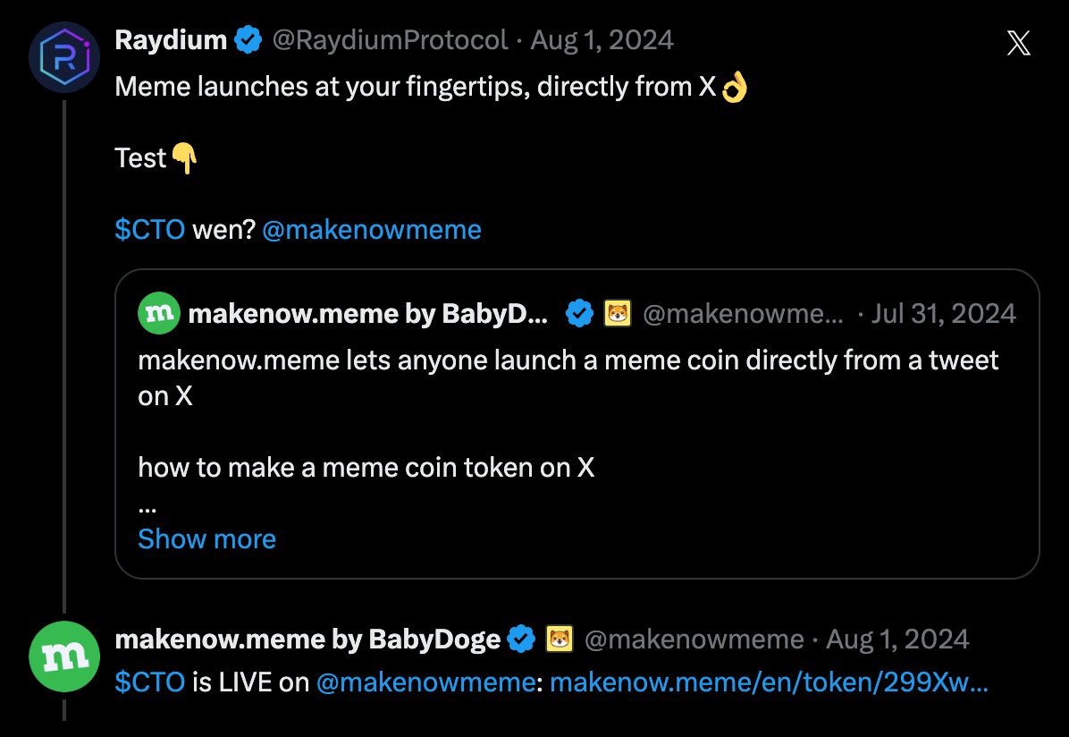 icopytrade's tweet photo. If you faded $TST and other DEXs test tokens, dont fade raydiums test token $cto

299XwCopfifHHoE4UsBC2SrAa63dzppk8gv7rh3CpG9C

This has 10M+ potential, It being RAYDIUMS protocol (test) token is the sole reason why it deserves higher.

My last call did 230X, dont fade this one. https://t.co/J6AdPWvC8f