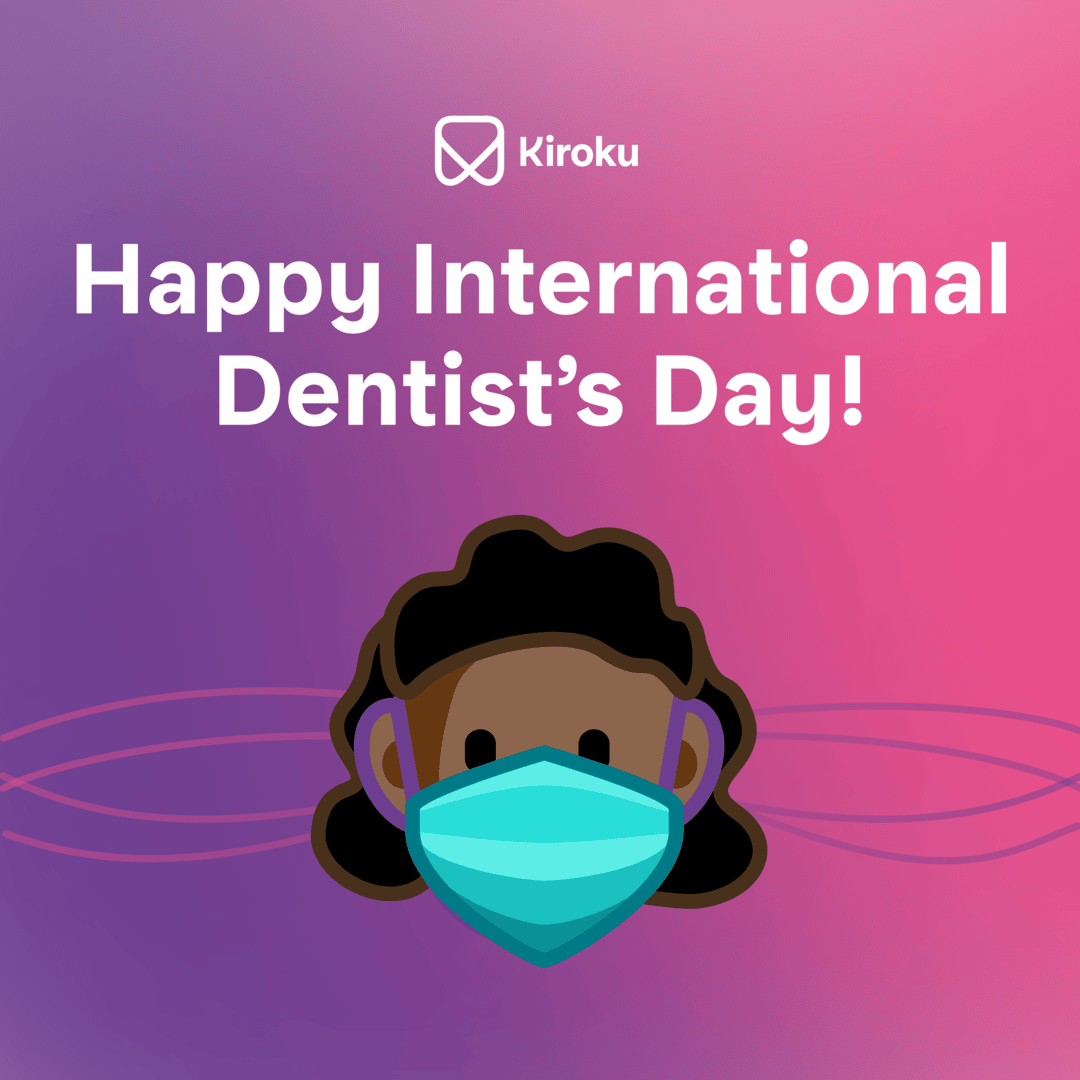 TryKiroku's tweet photo. Happy International Dentist's Day 😍

Here's to all the brilliant dentists we have the pleasure of working with 🥂🍾

Both as part of Kiroku's clinical team but also our community and customers around the world 🌍 https://t.co/V47by5KsOr