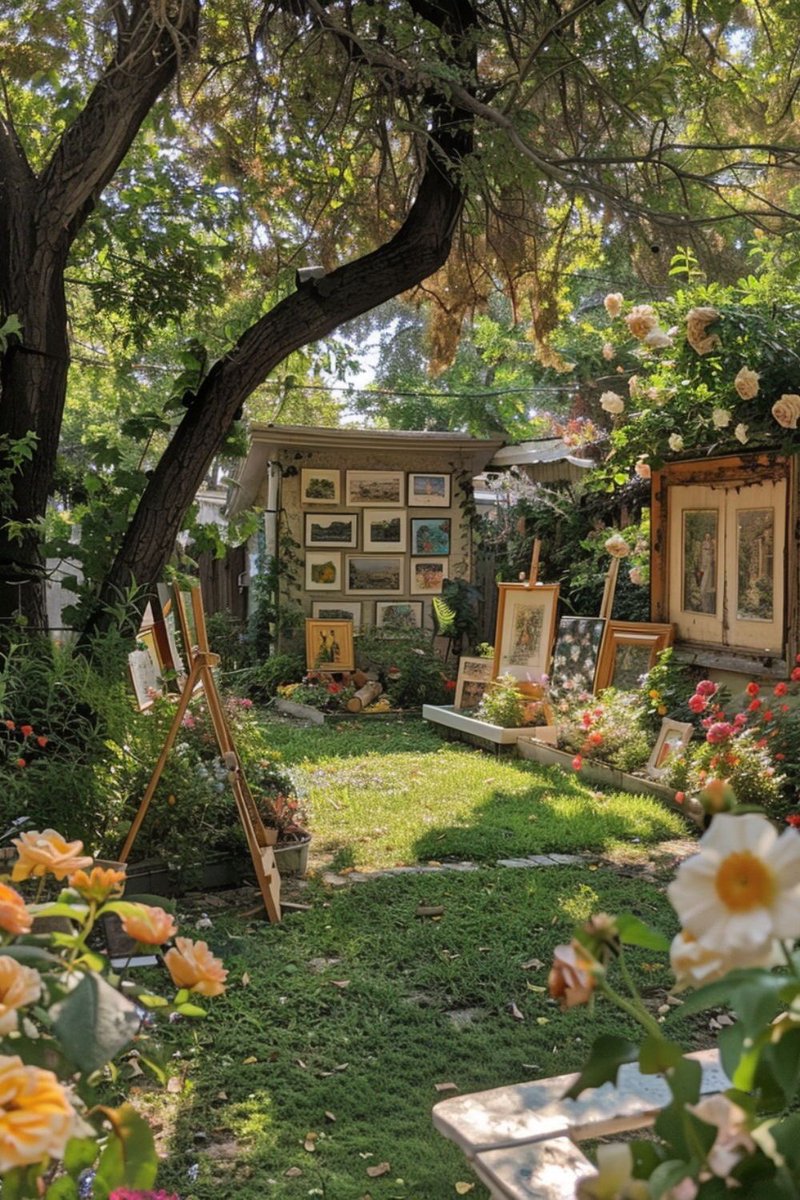 300moods's tweet photo. Garden paint party 🖼️ https://t.co/oQ4wO6YtJW