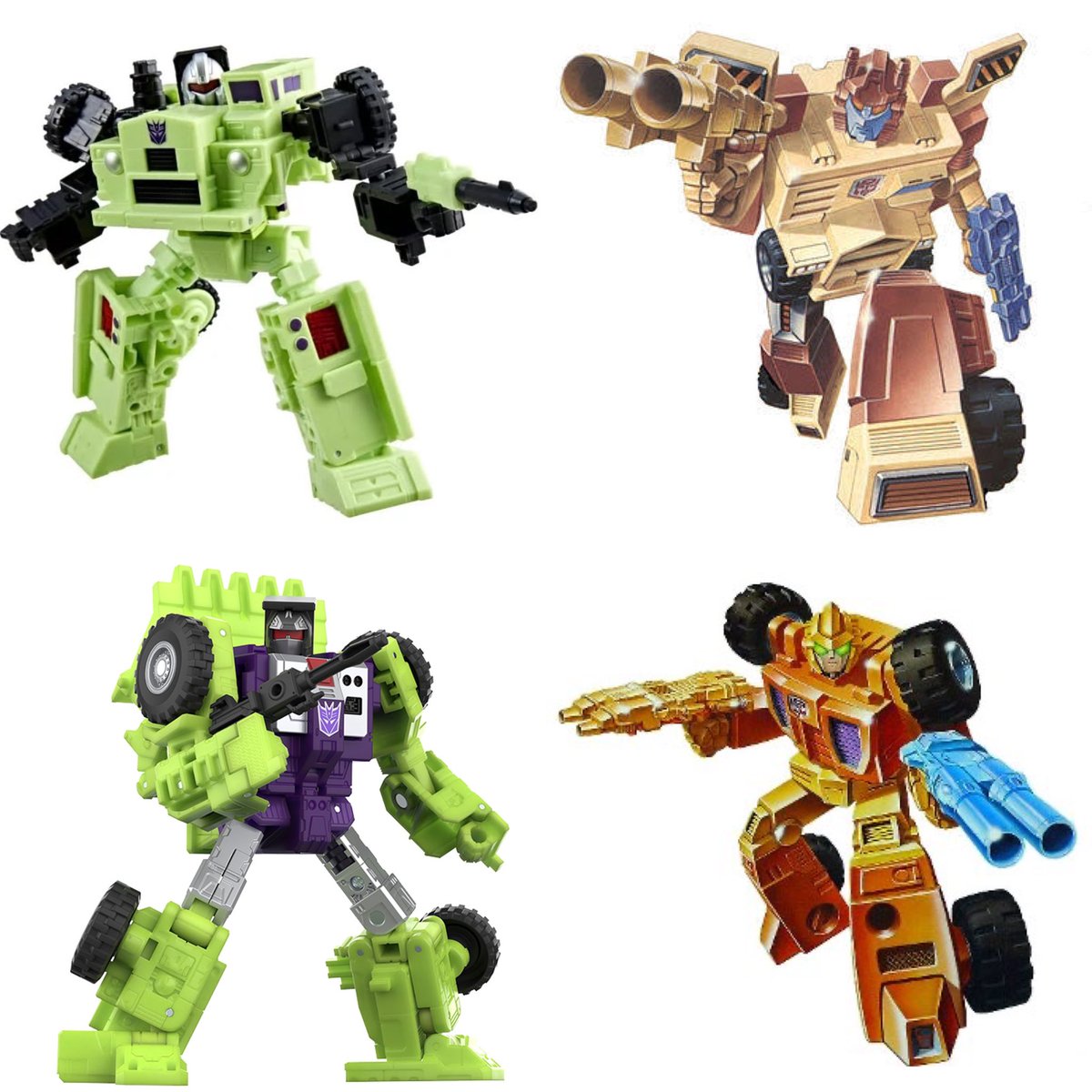 非正規　3体　トランスフォーマー　ロングハウル　スクラッパー　ミックスマスター トランスフォーマー ロングハウル＝ランドフィル スクラッパー