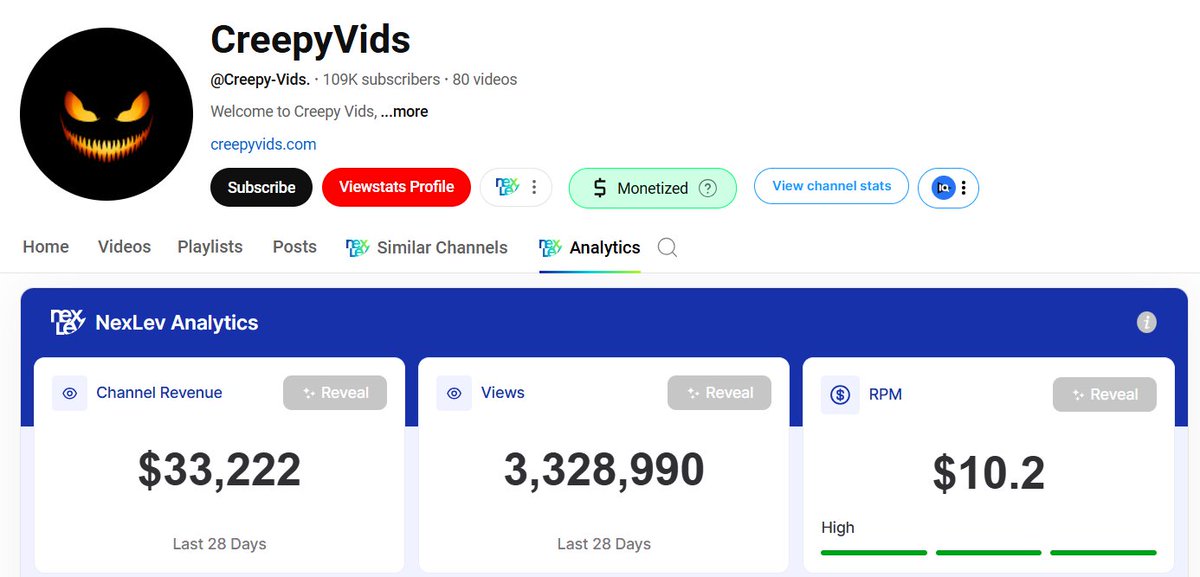 Adam_DelDuca's tweet photo. This faceless YouTube channel is making $33K a month

The insane part? It's not even a year old

Here are 20 niches that can make you $10,000/mo: https://t.co/5Ef0WmbuD0