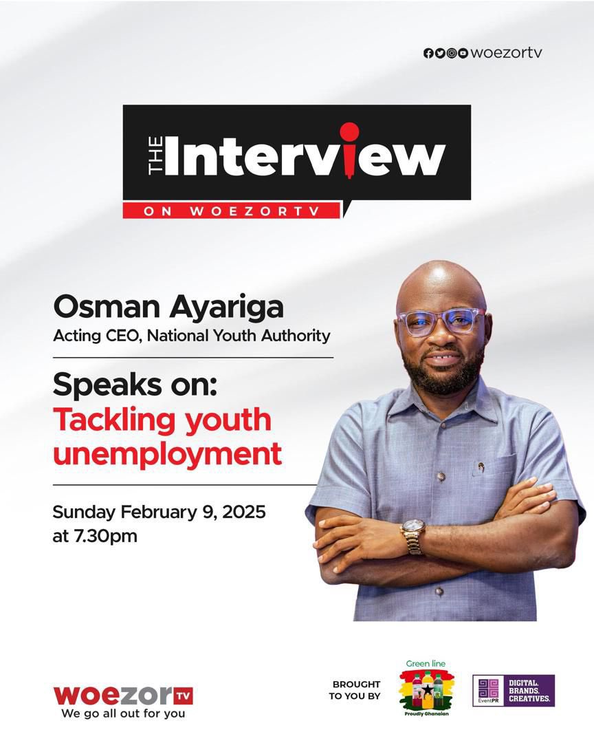 o_ayariga's tweet photo. Let’s have a conversation tackling youth unemployment!
7pm on Woezor Tv
#OnGod
#show_working
#more_working https://t.co/igwHqQaeTY