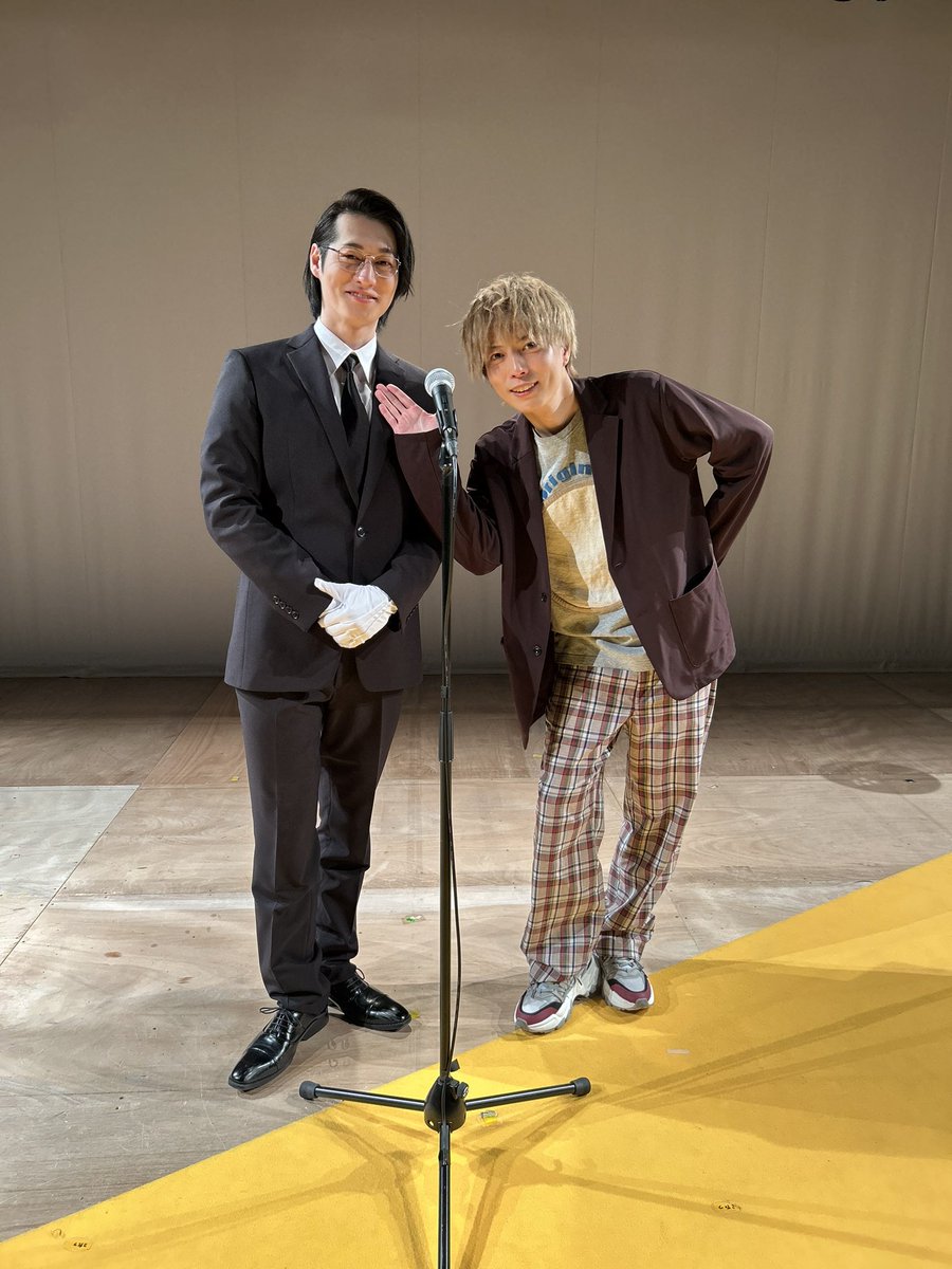 kohei_kamiyama's tweet image. #日常茶飯 

千秋楽ありがとうございました！！

会場全体で作り上げる全てのストーリーが愛おしい4日間でした

この6人でお芝居できてよかった
相方がゆうほくんでよかった

カタブツスマイルをこれからもよろしくお願いします！！！！