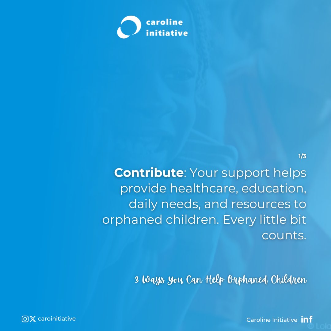 caroinitiative's tweet photo. We invite you to join us in making this small impact in the lives of children as we visit the Beautiful Gate Orphanage in Lagos. Together, let's spread love this Valentine's season!
#CarolineInitiative #OrphanageOutreach #OrphanedChildren #ChildrenEmpowerment #SupportChildren https://t.co/c1zhOnQ4se